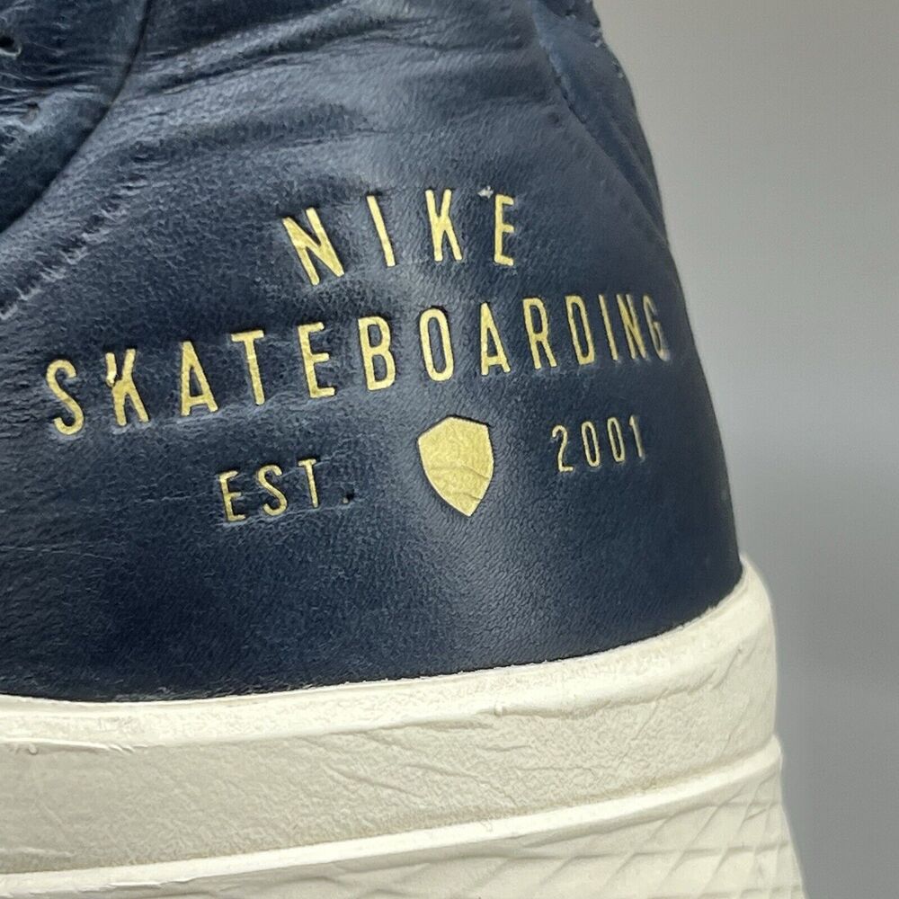 Nike Paul Rodriguez 9 SBxFB Sneakers Men’s Size 12 Blue White Leather‎ Low Shoes - Picture 12 of 12